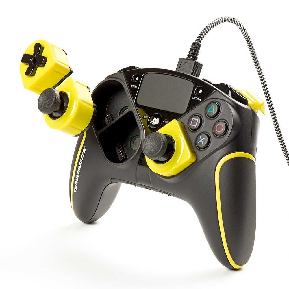 Pack - eSwap (PS4/PS5/PC) Thrustmaster Games Color Pro for Yellow Home Controller eSwap